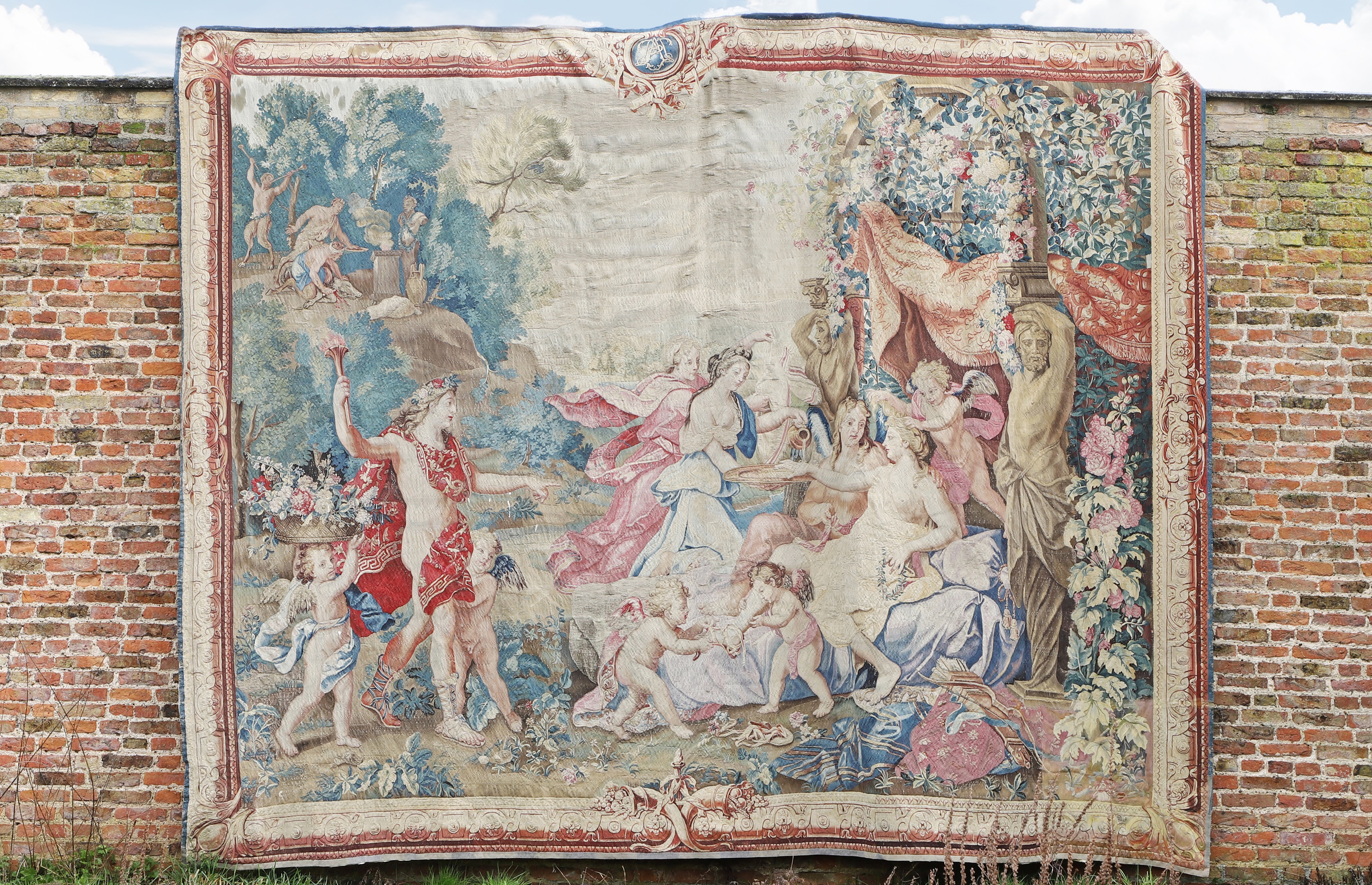 Provenance: Private commission from Gobelins Manufactory, Paris; The Shelswell-White Collection, Bantry House, Co. Cork, Ireland; acquired in a private sale from the above; a private collection, thence by descent to the present owner.